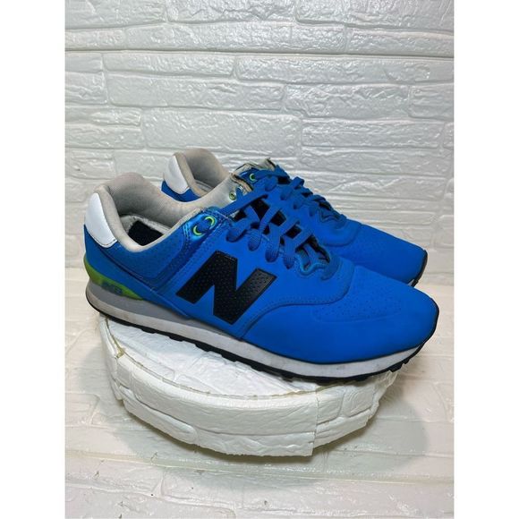 New Balance 574 Paint Chip Blue - Picture 6 of 9